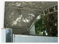 PVC Coated Tensile Membrane Roof Structures