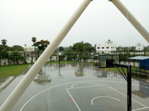 Aakruti Tenso-Tensile Structure Fabricators-Basket Ball Court-International school- Bhopal-Madhya Pradesh