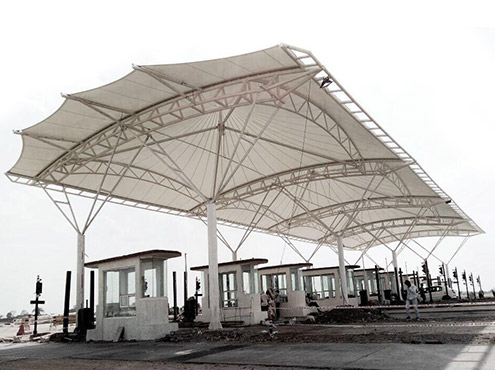 Tensile Canopy Toll Plaza - Tensile Structure Manufacturer near Udaipur Rajasthan