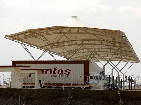 Tensile Canopy Toll Plaza - Tensile Structure Manufacturer near Udaipur Rajasthan