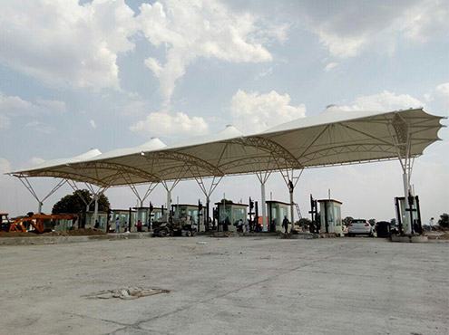 Tensile Canopy Toll Plaza - Tensile Structure Manufacturer near Udaipur Rajasthan