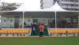 D Y Patil University Stadium.