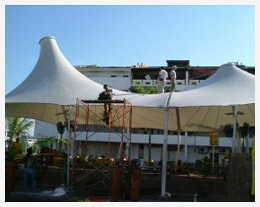 Tensile Membrane Fabric Structures