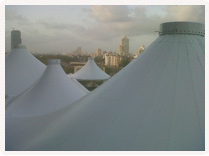 Tensile Roof Structure for Cafeteria