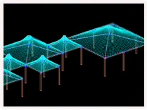 Tensile Membrane Structures for Roof