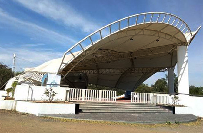 Leading Tensile Structure Fabricators at Nasik, Maharashtra for Maharashtra Police Academy - Amphitheater